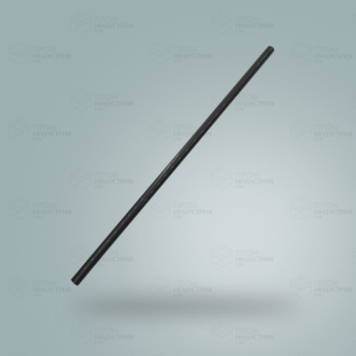 Трубочка 8*240 мм прямая черная в индивид .упак. (500/5000)