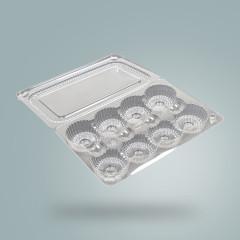1218 Контейнер двустворчатый 8 ячеек 215х140х33 (300)